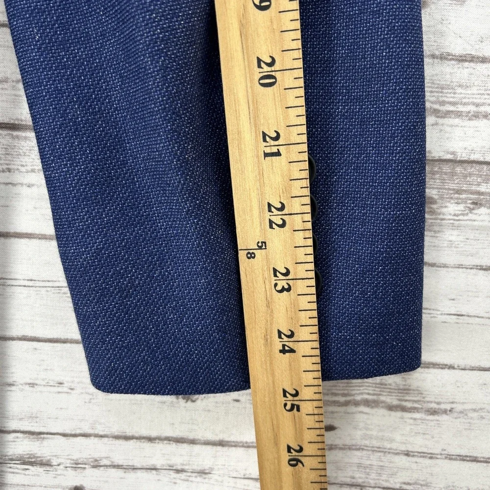 Brooks Brothers Reda Italian Regent Fit Blazer Coat Men's 44L Wool Navy Blue
